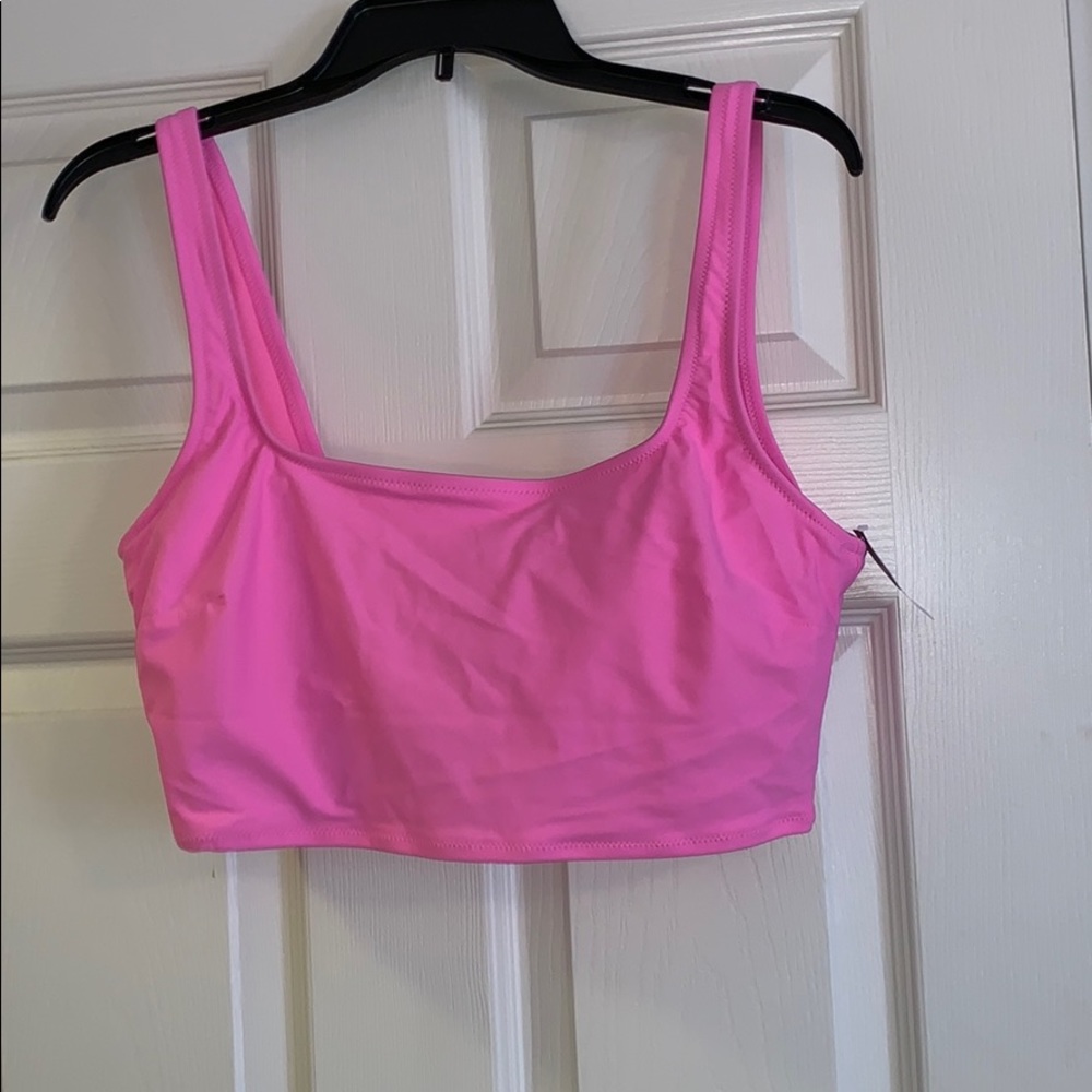 Pink swimsuit!
